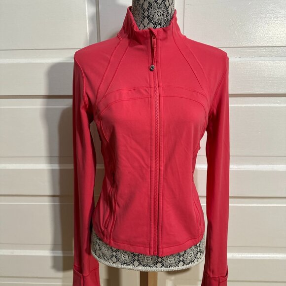 Lululemon Define Cropped Jacket *Nulu Size 12 Pink Flattering Fit $138 - Picture 1 of 5